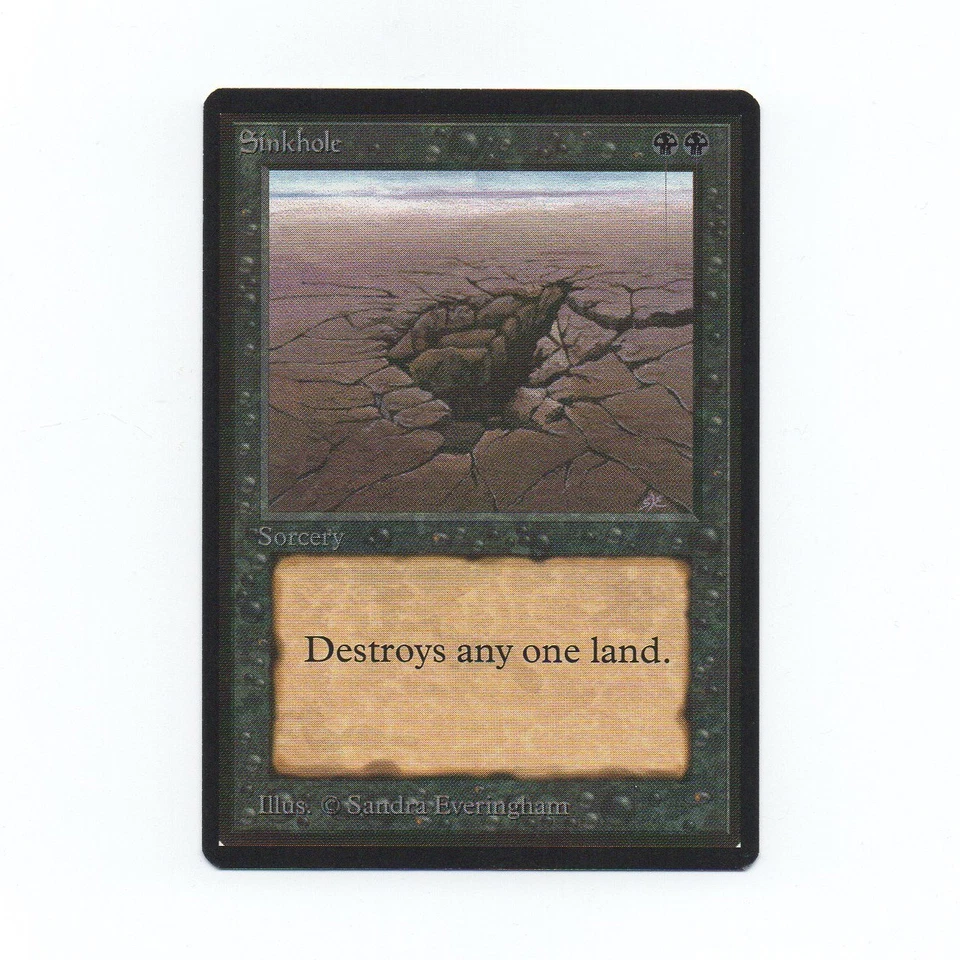 Magic: The Gathering Beta Series - Sinkhole (130) - Image 1 of 2