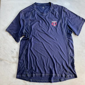 Camiseta deportiva Alo para hombre Minnesota Twins CoolFit talla XXL azul marino - Imagen 1 de 6