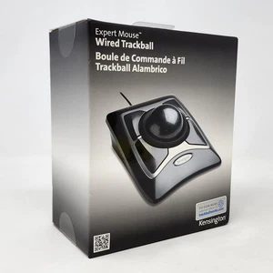 Kensington Expert Mouse Wired Trackball USB 2.0 Mac Windows Factory Sealed NEW - Afbeelding 1 van 14