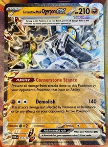 Pokemon TCG Cornerstone Mask Ogerpon ex 112/167 HOLO RR TWILIGHT MASQUERADE MINT - Picture 1 of 15