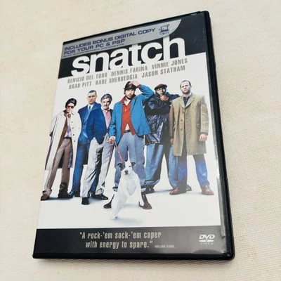 Snatch DVD 2001 Brad Pitt Jason Statham Del Toro More Tested & Working Movie - Image 1 of 3