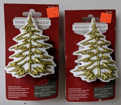 2 Yankee Candle Nightlight Árbol de Navidad Enchufe de Perfume Eléctrico Difusor Vacaciones Foto 1 de 4