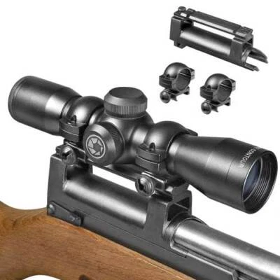 Mira para rifle Barska Compact Contour 4x 32 mm retícula 30/30 impermeable, AC10882 Foto 1 de 3