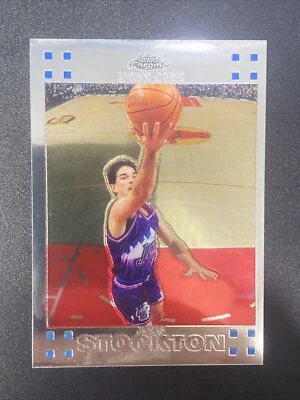 2007-08 Topps Chrome John Stockton Utah Jazz #98 - Image 1 of 2