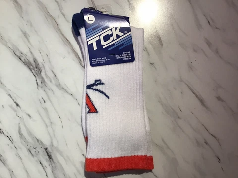 Virginia Cavaliers crew socks new NWT Cover