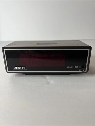 Vintage LUMITIME Solid State Alarm Clock Model SS-3 Tamara Alarm Doesn’t Work Cover