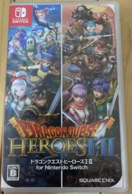 Nintendo Switch Dragon Quest Heroes I & II SQUARE ENIX Used Japan Import Boxed - Image 1 of 3