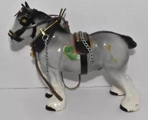 Vintage Melba Ware England Clydesdale Horse Figure Figurine - Picture 1 of 8