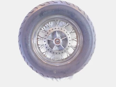 1998-2003 Honda VT750 Shadow 750 ACE Deluxe & Spirit Laced Rear Wheel Rim & Tire - Image 1 of 4