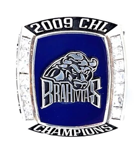 2009 Texas Brahamas Hockey CHL Champions ¡anillo de campeonato de la NHL! MVP - Imagen 1 de 6
