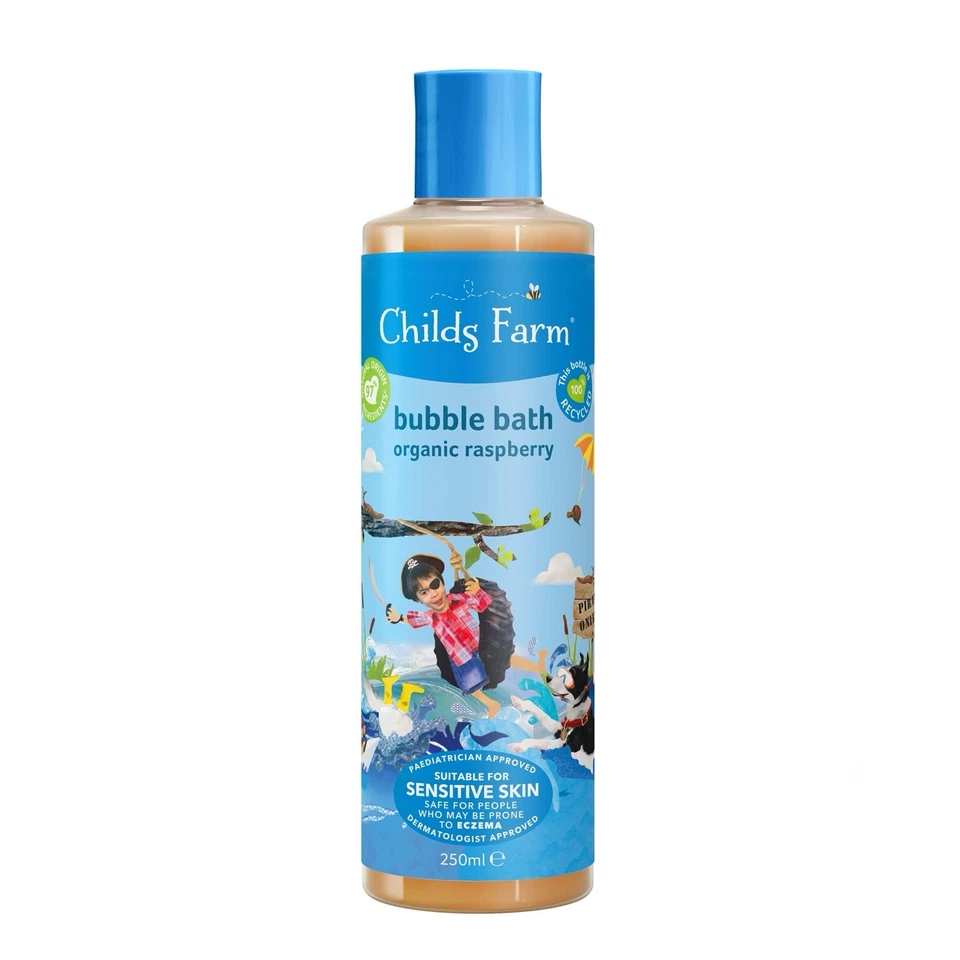 Childs Farm Bubble Bath Organic Raspberry 250ml Brand New - Image 1 of 1