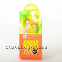 ROXY by JBL Reference 230 In-Ear Buds Earphones Headphones Headset - Orange/Pink