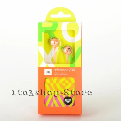 ROXY by JBL Reference 230 In-Ear Buds Earphones Headphones Headset - Orange/Pink - Image 1 of 3