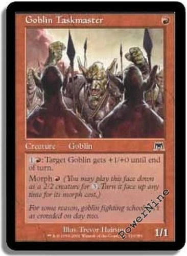  FOIL Goblin Taskmaster - Red Onslaught Mtg Magic Common - Image 1 of 1