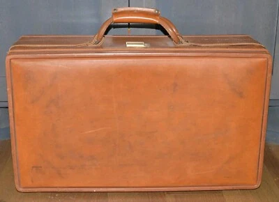 Vintage Hartmann Luggage Vinyl Suitcase 21" x 12" x 7" Belted Belting Paisley - Image 1 of 4