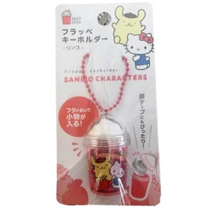 Sanrio, Hello Kitty, Schlüsselanhänger, POMPOMPURIN, Frappuccinoform, kleiner Behälter - Bild 1 von 2