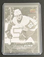 2023-24 Upper Deck Series 1 Hockey Marco Kasper UD Canvas B/W Young Guns