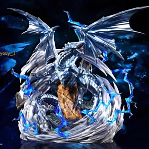 Yu-Gi-Oh! 38 cm Blue-Eyes White Dragon PVC Statue Anime Monster Modell Sammlerstück - Bild 1 von 9