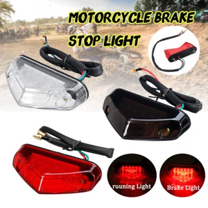 Motorcycle Brake Stop Light Universal 12 LED Running Tail Quad Dirt Bike ATV - Picture 1 of 7