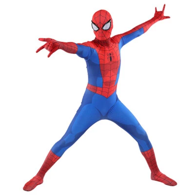 Actualizado 1994 Spider-Man Mono Spiderman Traje Juegos con disfraces Disfraz de Halloween Adulto Foto 1 de 4