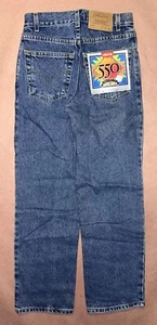 Vintage 1990’s Levis 550 Boys, Blue Jeans Deadstock NWT, Size 14 - Picture 1 of 3