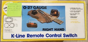 K-Line Right Remote Switch K-276 O27 Gauge O42 Radius - Read Description Please! - Picture 1 of 3