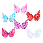 30 Angel Wings Iron-On Fabric Patches for DIY Crafts (Color Random)