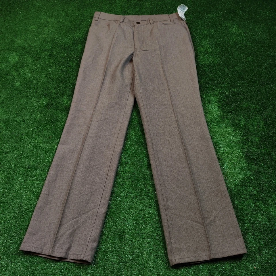 Pantalones Drifter De Colección Para Hombres 34x30 Beige Pierna Recta Nuevos con Etiquetas Sin Arrugas Formales Informales Foto 1 de 4