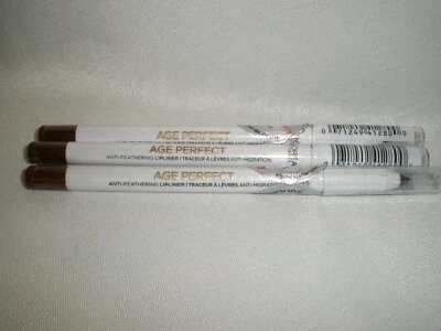 New Lot of 3 Loreal Age Perfecr Anti-Feathering Lipliner 60 Dark Chocolate - Image 1 of 2