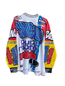 Vintage 90s Sinisalo Pure Moto Worldwide Jeremy Mcgrath Motocross Jersey - Picture 1 of 14