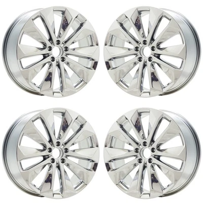 20" Mercedes GLE 350 450 Chrome wheels rims Factory OEM set 85754 85755 EXCHANGE - Image 1 of 4