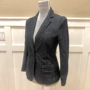 Giacca blazer Marc Jacobs un bottone denim taglia:4 blu navy vent donna cotone - Foto 1 di 18