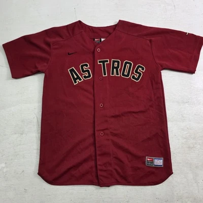 Бейсбольная футболка Nike Team MLB Houston Astros красная с нашивками для мальчиков размер M 12/14 - Изображение 1 из 4