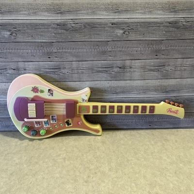 Vintage BARBIE Jam With Me Pink Guitar Mattel 2005 Tested Works - Image 1 of 4