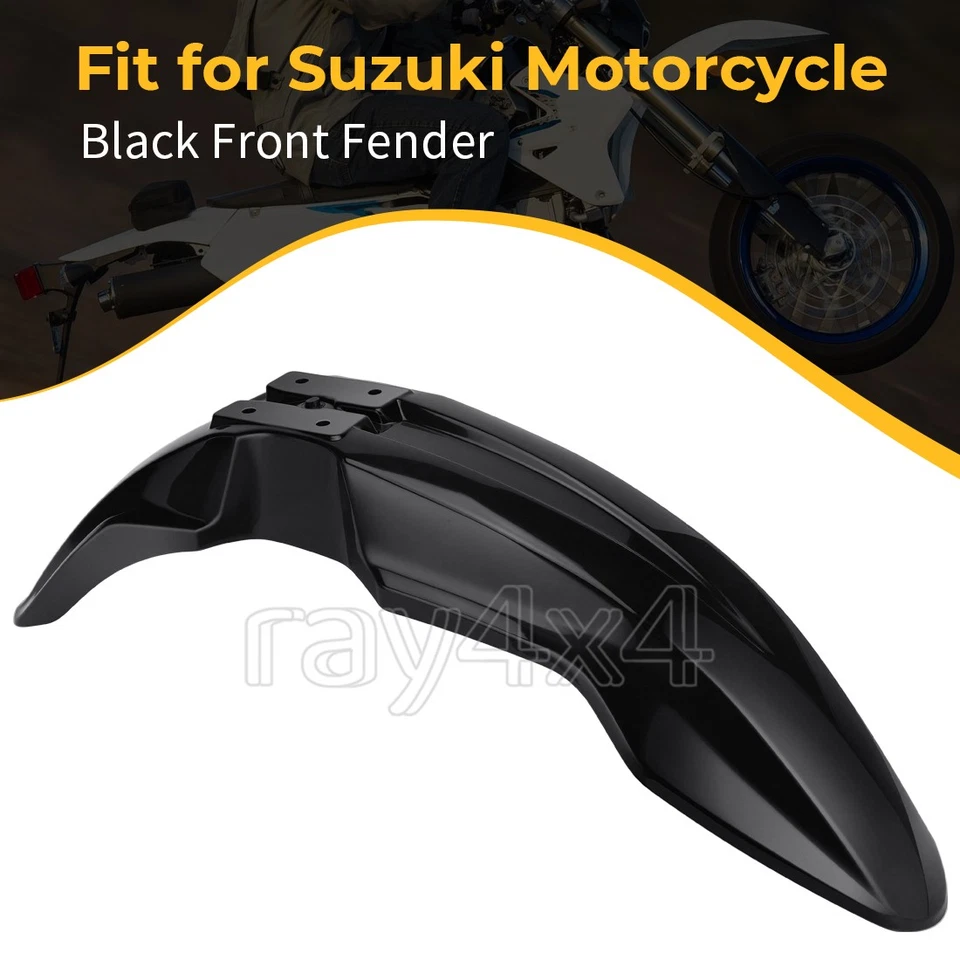 Nuevo guardabarros delantero negro apto para Suzuki DRZ400SM DR-Z400SM 2005-2008 2013-2024 Foto 1 de 4