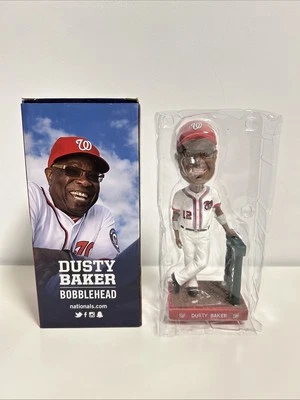 WASHINGTON NATIONALS - DUSTY BAKER BOBBLEHEAD - 2016 SGA NIB - Image 1 of 4