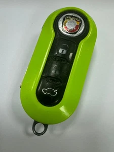 GENUINE FIAT 3 BUTTON REMOTE FLIP KEY FOB 500 595 ETC, TESTED ABARTH !! - Picture 1 of 4