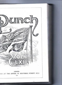 Punch Magazine Bound Volume # 162 - January to June 1922, Vintage Collectable - Picture 1 of 2