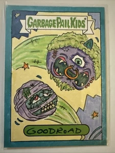 Topps Garbage Pail Kids Sketch Goodroad - Picture 1 of 2