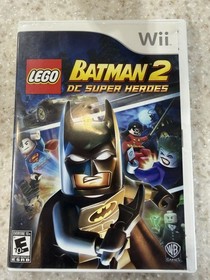 LEGGO BATMAN 2 DC SUPER HEROES ORIGINAL WII NINTENDO WII JUEGO DISCO Y FUNDA NES HQ