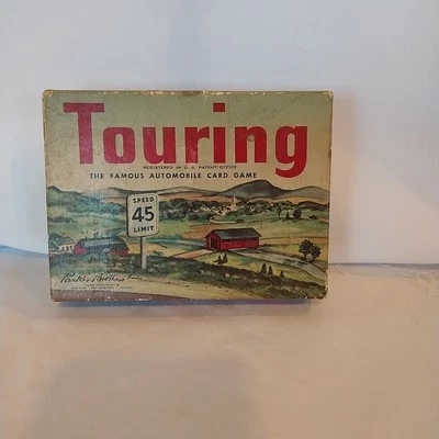 复古 1954 年“旅游”-著名汽车纸牌游戏 Parker Brothers 著 — 第 1/4 张图片