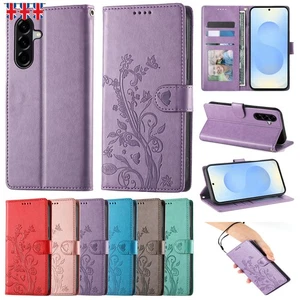 Flip Case Wallet Leather Cover For Samsung A17 A56 A36 A16 A55 A35 A15 A05S A54 - Picture 1 of 97