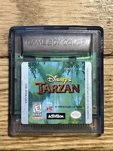 Disney's Tarzan Nintendo Gameboy Color GBC Authentic Cart Only Works - Picture 1 of 5
