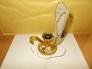 LAMPADA DA COMODINO ABASCIUR IN OTTONE VINTAGE ANNI 40-50 - Imagen 1 de 9