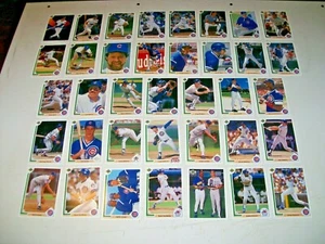 1991 Upper Deck & High Chicago Cubs Team Set of 37 Sandberg Maddux Dawson Grace - Picture 1 of 6