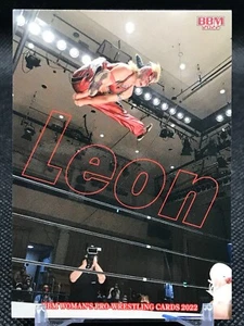 Leon BBM WOMAN'S PRO WRESTLING CARDS 2022 BASEBALL MAGAZINE 131 CCG - Picture 1 of 12