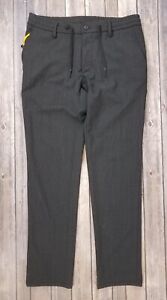 Masons Milano Jogget Pants Mens Size 50 (34x31) Dark Gray Wool Blend 