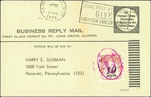 SAVOYSTAMPS - UNITED STATES COVERS - 1973 Postage Due Postcard - Picture 1 of 1