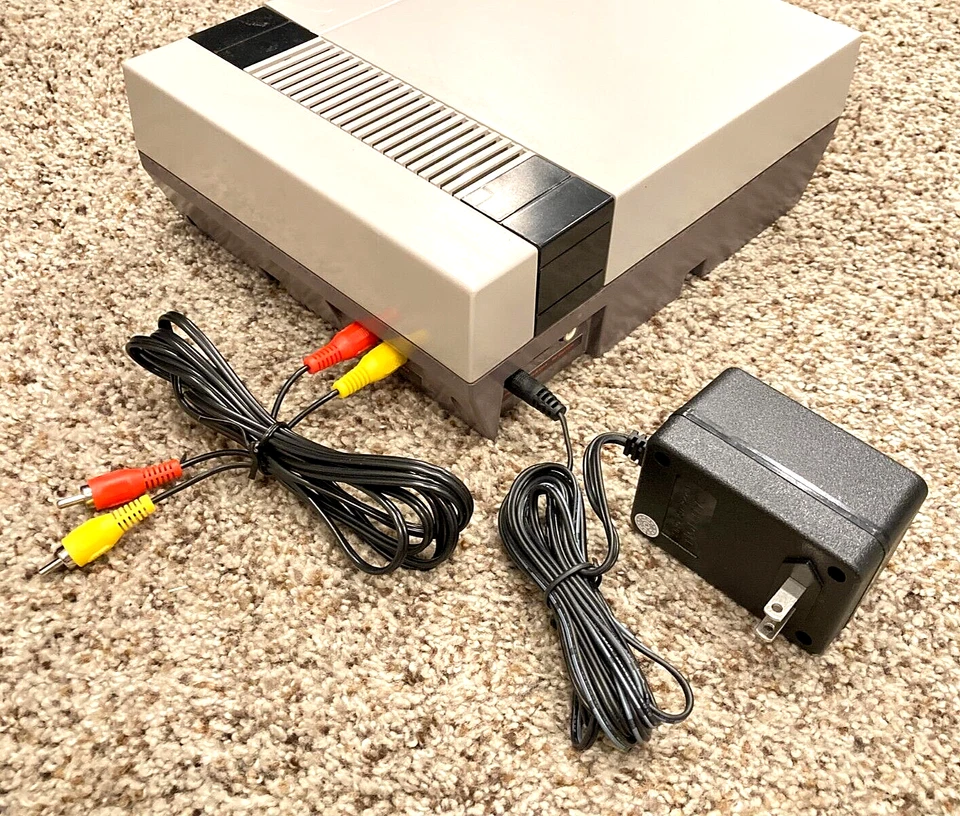 AC Adapter Power Cord AV Cable For NES Console (Nintendo Entertainment System) - Image 1 of 4