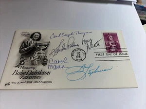 Golf Hall of Famer Signed Babe Zaharias 1981 First Day Cover - Picture 1 of 1